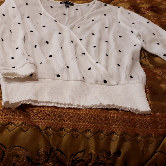 International Concepts white with black polka dots - Picture 4 of 6